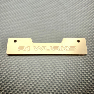 R1WURKS DC1 Front Bumper Large Brass Weight