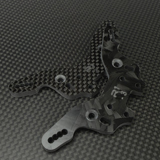 R1WURKS (LD3 Series) Rear Carbon Fiber Shock Tower -3mm