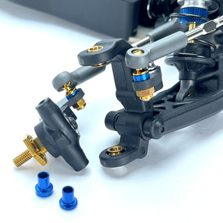 R1WURKS B7 Caster Block Pivot Balls, Titanium