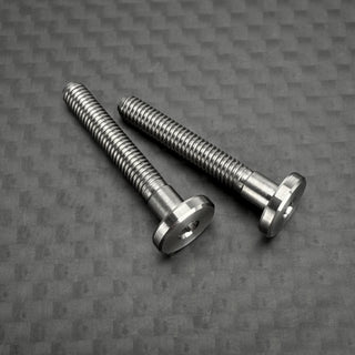 R1Wurks Low Profile Upper Shock Mount Screws, M3, Titanium (2pcs)
