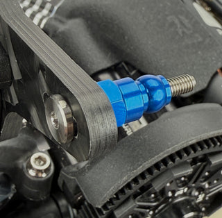 R1Wurks Low Profile Upper Shock Mount Screws, M3, Titanium (2pcs)