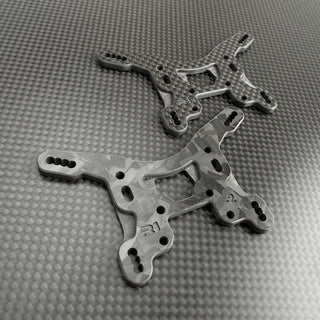 R1WURKS (CAT PB Series) Rear Carbon Fiber Shock Tower -2mm