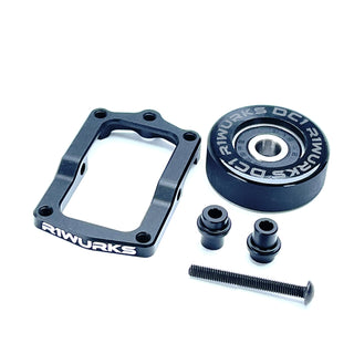 R1WURKS DC1 Monoblock Wheelie Bar Mount with Tire