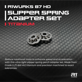 R1WURKS (B7 Series) HD Slipper Spring Adapter Set, Titanium