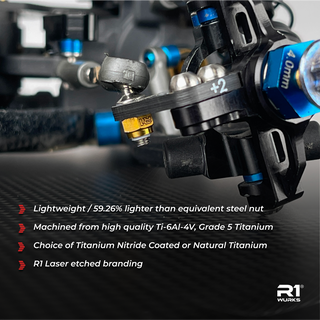 R1WURKS Titanium M3 Locknuts