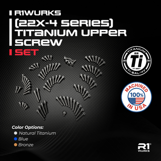 R1WURKS (22X-4 Series) Titanium Upper Screw Set