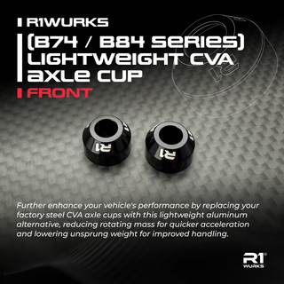 R1WURKS (B74 / B84 Series) Lightweight CVA axle cup, front