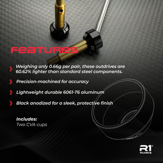 R1WURKS (B74 / B84 Series) Lightweight CVA axle cup, front