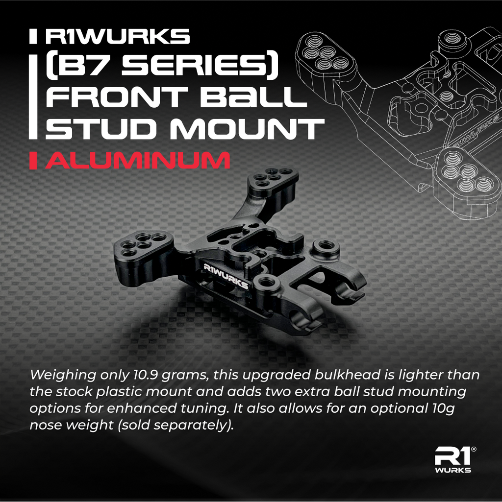 【在庫処分】 Series) (B7 R1WURKS Front R1 – Aluminum Mount, Stud Ball ネックレス