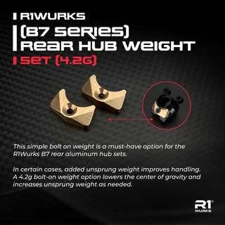 B7 Rear Hub Weight