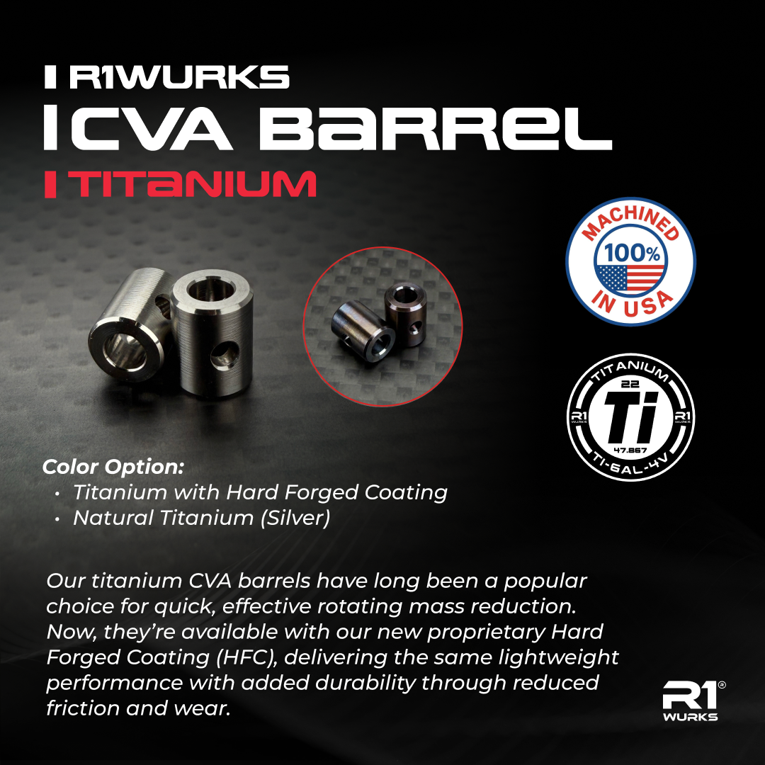 R1WURKS (B7 / B84 Series) CVA Barrel, Titanium