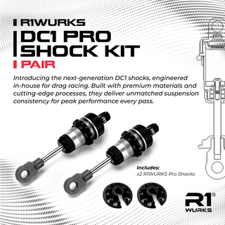 R1 Wurks DC1 Pro Shock Kit Drag Car