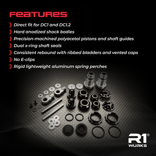 R1 Wurks DC1 Pro Shock Kit Drag Car