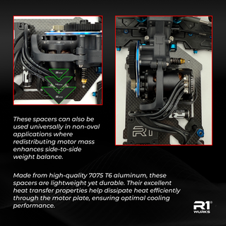 R1WURKS Motor Spacer, Aluminum