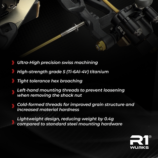 Titanium Lower Shock Mounts