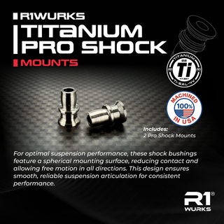 R1 WURKS Titanium Pro Shock Mounts
