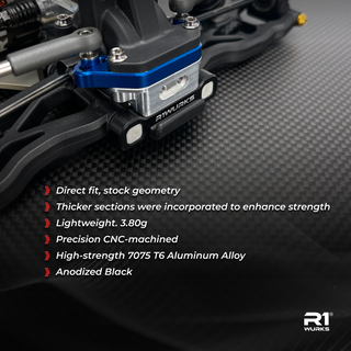 R1WURKS (B7 Series) Arm Mount D, Aluminum, Black
