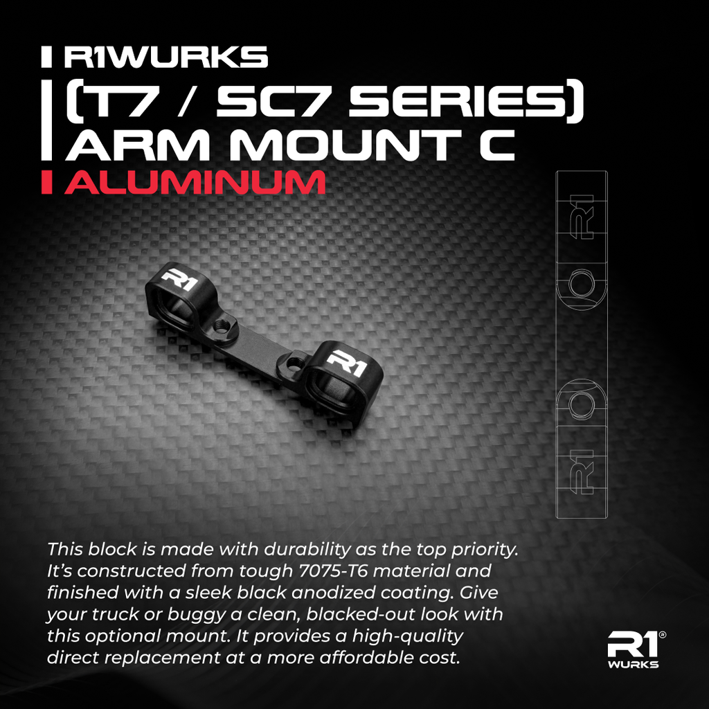 R1WURKS (B7.1 / T7 / SC7 Series) Arm Mount C, Aluminum – R1