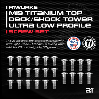 schumacher mi9 titanium screws
