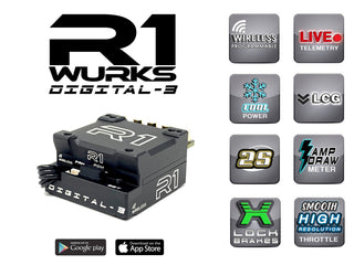 R1 Digital-3 ESC 2S 040007 (not 1S)   A6 - R1 Brushless Motor Lab, LLC.