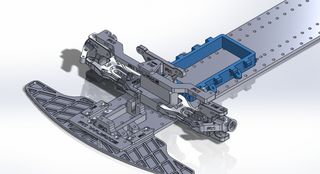 DC1 Battery Mount (Injection Molded) - R1 Brushless Motor Lab, LLC.