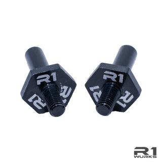 R1WURKS DC1 Front Axle Set, Aluminum
