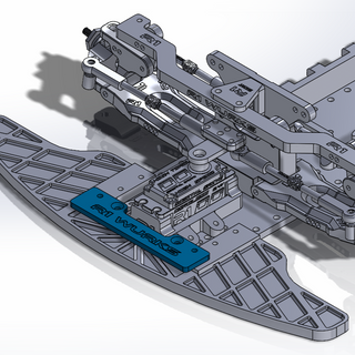 R1WURKS DC1 Front Bumper Large Brass Weight