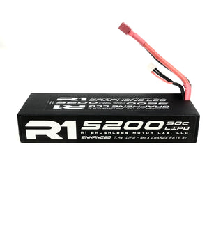 R1 Mudboss 5,200mah 50c 7.4V 2s LIPO Graphene Battery 030026