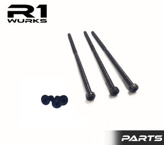 R1 V16 Screw Set 020032 (Steel) - R1 Brushless Motor Lab, LLC.