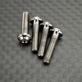 R1Wurks Premium Aero M3 Titanium Button Head Screw Pack (4 pcs)