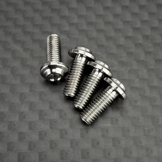 R1Wurks Premium Aero M3 Titanium Button Head Screw Pack (4 pcs)
