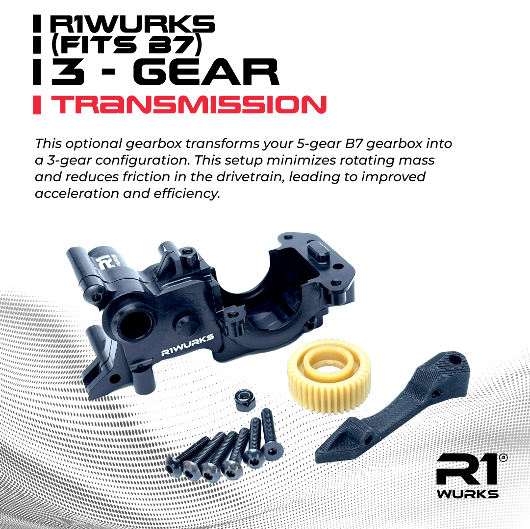 R1WURKS (Fits B7 Series) 3-Gear Transmission