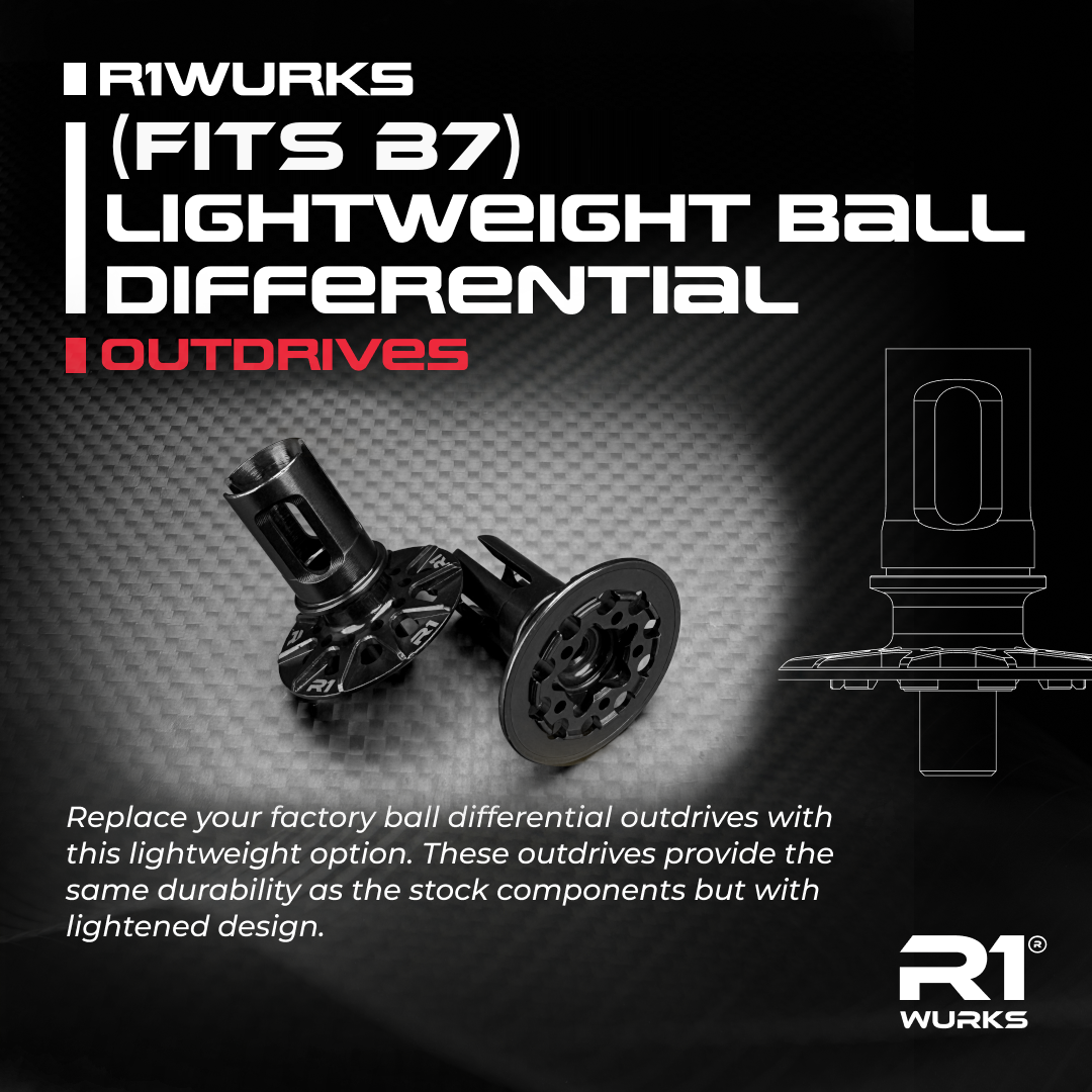 R1WURKS (Fits B7 / B7.1 Series) Lightweight Ball Differential Outdrives