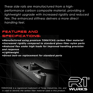 R1WURKS R1B Carbon Chassis Side Rails