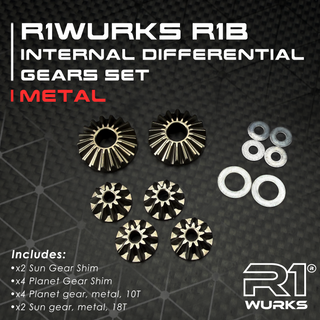 R1B Internal Differential Gears Set, Metal