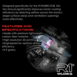 R1WURKS R1B Lightweight 30mm Fan Shroud