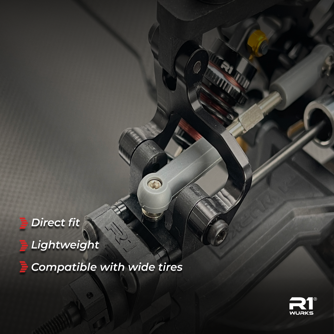 R1WURKS DC1 Aluminum Rear Riser – R1 Brushless Motor Lab, LLC.