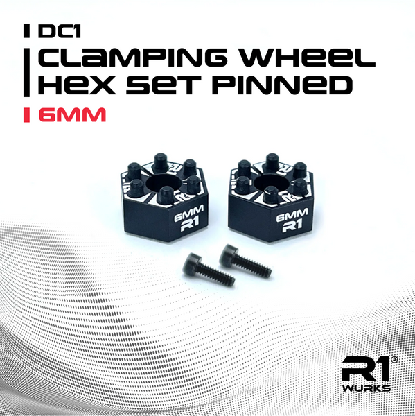 R1WURKS DC1 Clamping Wheel Hex, Pinned – R1 Brushless Motor Lab, LLC.
