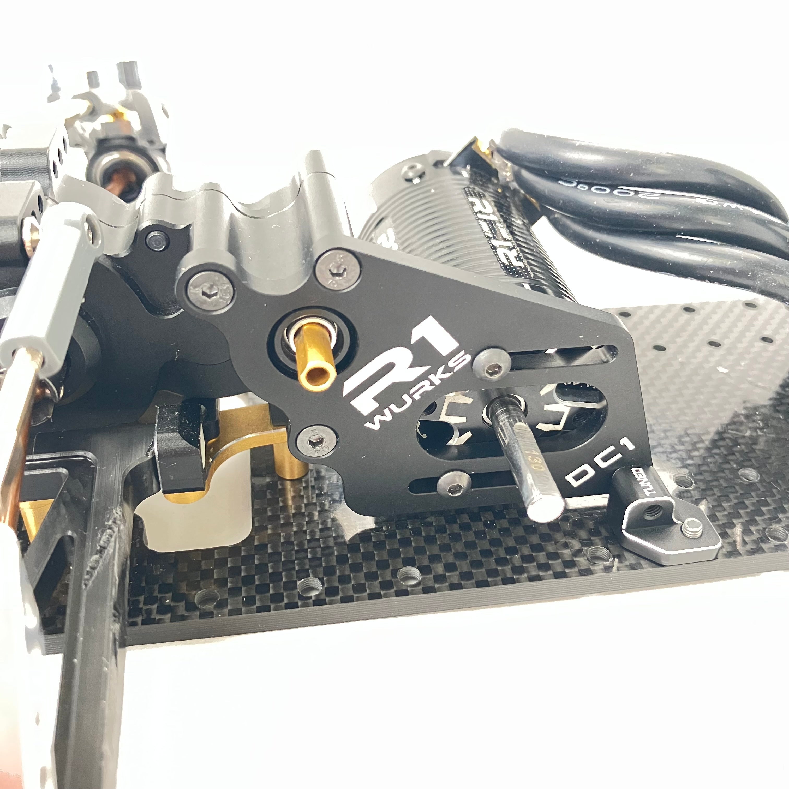 R1WURKS DC1 Laydown Motor Mount, Aluminum – R1 Brushless Motor Lab, LLC.