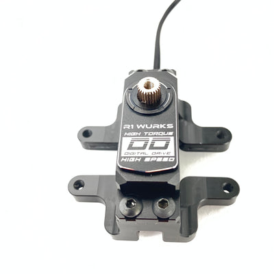 DC1 Mini Servo Mount (Delrin) - R1 Brushless Motor Lab, LLC.