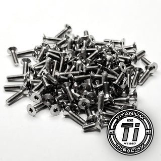 R1 WURKS FLAT HEAD SCREW TITANIUM