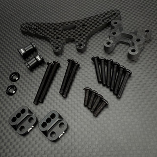 R1WURKS (B7 Series) Lowered Rear Tower Set, Inverted Rear Shocks