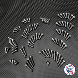 R1WURKS (Fits 22X-4) Titanium Upper Screw Set