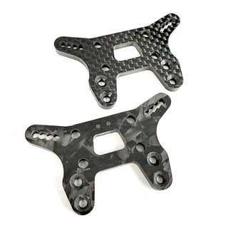 R1WURKS (XB2 Series) Front Carbon Fiber Shock Towers, 2-Dots