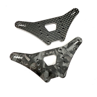 R1WURKS (XB2 Series) Rear Carbon Fiber Shock Towers, 4-Dots
