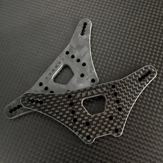 R1WURKS (XB2 Series) Rear Carbon Fiber Shock Towers, 6-Dots