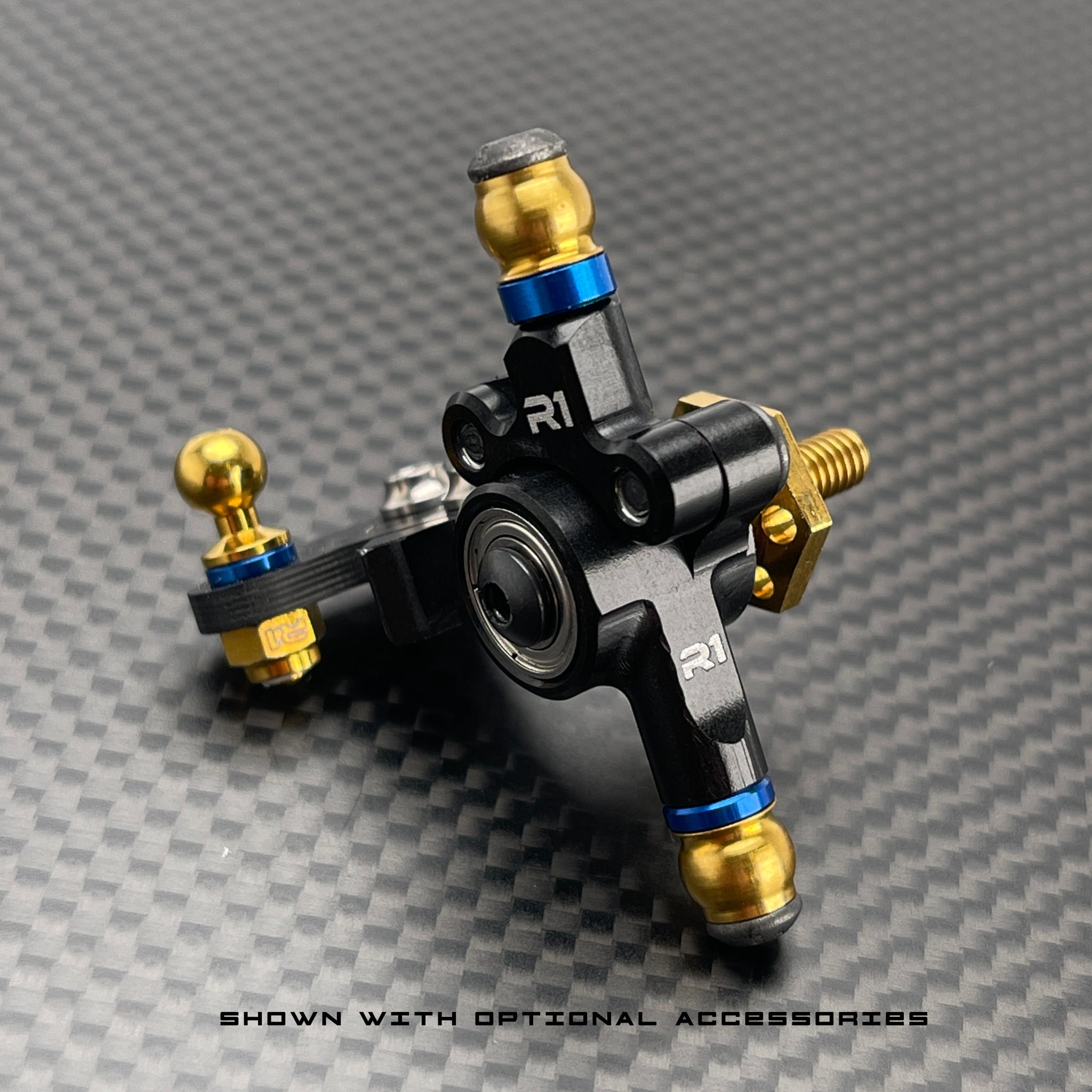 R1WURKS (B7 Series) Adjustable KPI Steering Block Set – R1 Brushless ...