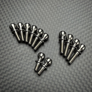 R1WURKS (T7 / SC7 Series) Turnbuckle Ball Stud Set, Titanium, 12pcs