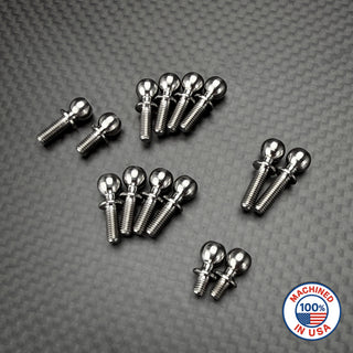 R1WURKS (B7.1 Series) Turnbuckle Ball Stud Set, Titanium, 14pcs