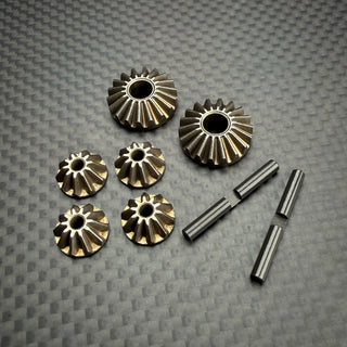 R1WURKS R1B Metal Differential Internal Gears and Crosspin Set